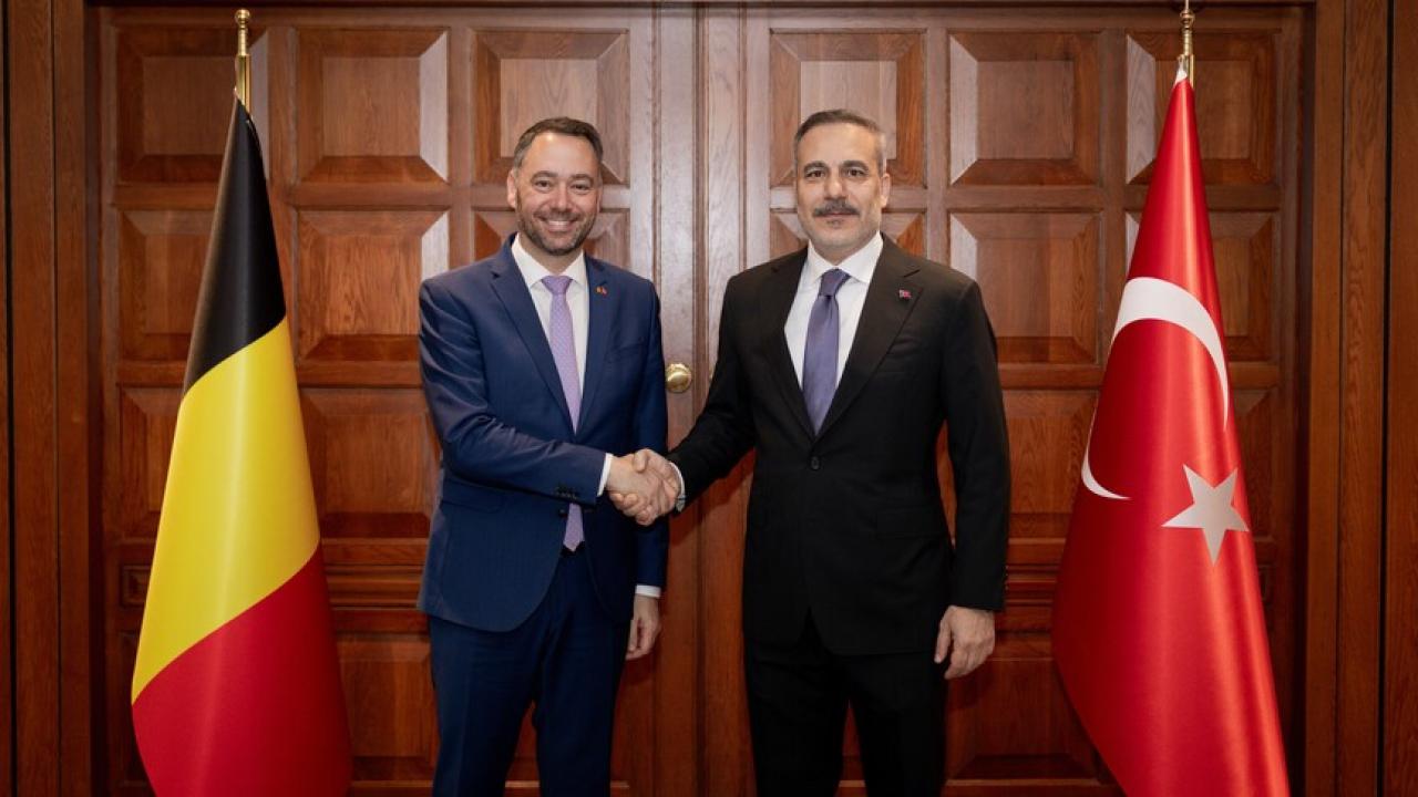 Bakan Fidan, Belçika Dışişleri Bakanı Prevot ile görüştü