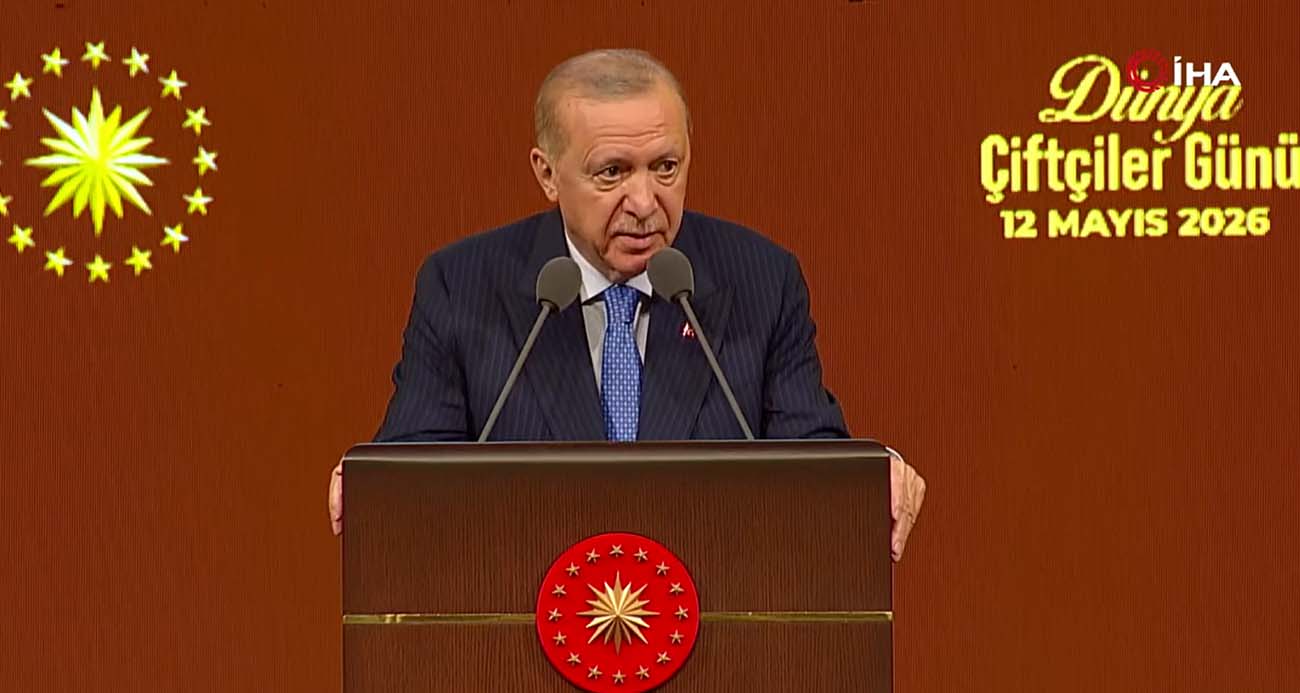 Cumhurbaşkanı Erdoğan'dan 'Dünya Çiftçiler Günü Programı'nda açıklamalar