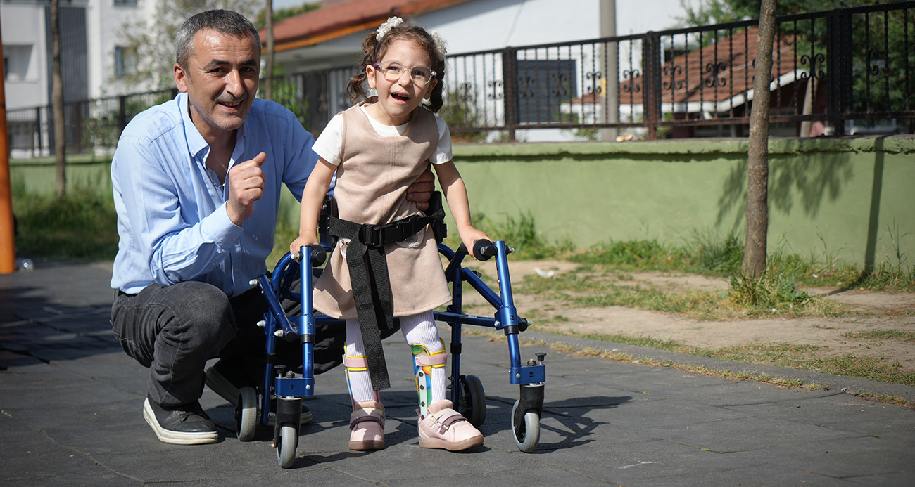 "Baba ben de koşacağım"