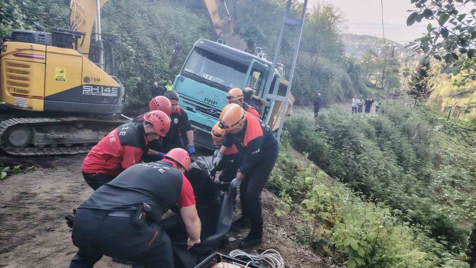 Rize’de kamyon kazası: 1 ölü