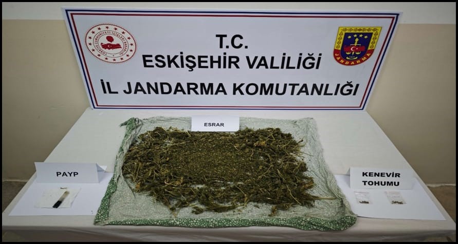 Eskişehir’de jandarmadan uyuşturucu operasyonu