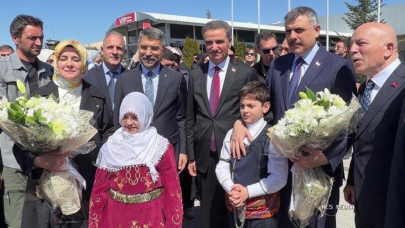 Bakan Çiftçi, Erzurum'da