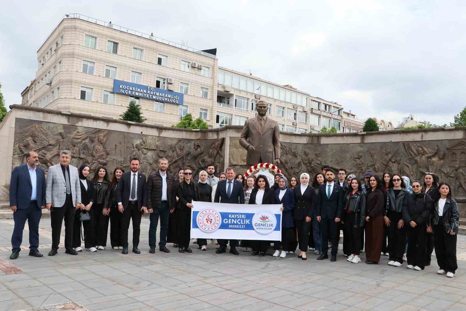 Kayseri’de Gençlik Haftası 107. yıl dönümü kutlamaları başladı