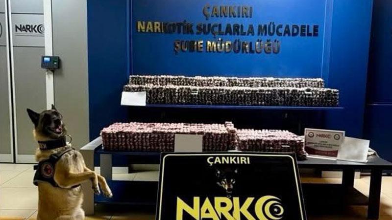 Çankırı’da 85 bin adet uyuşturucu hap ele geçirildi