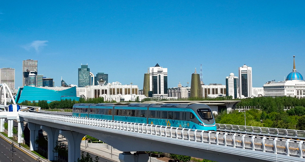 Astana’da Hafif Raylı Sistem hizmete açıldı