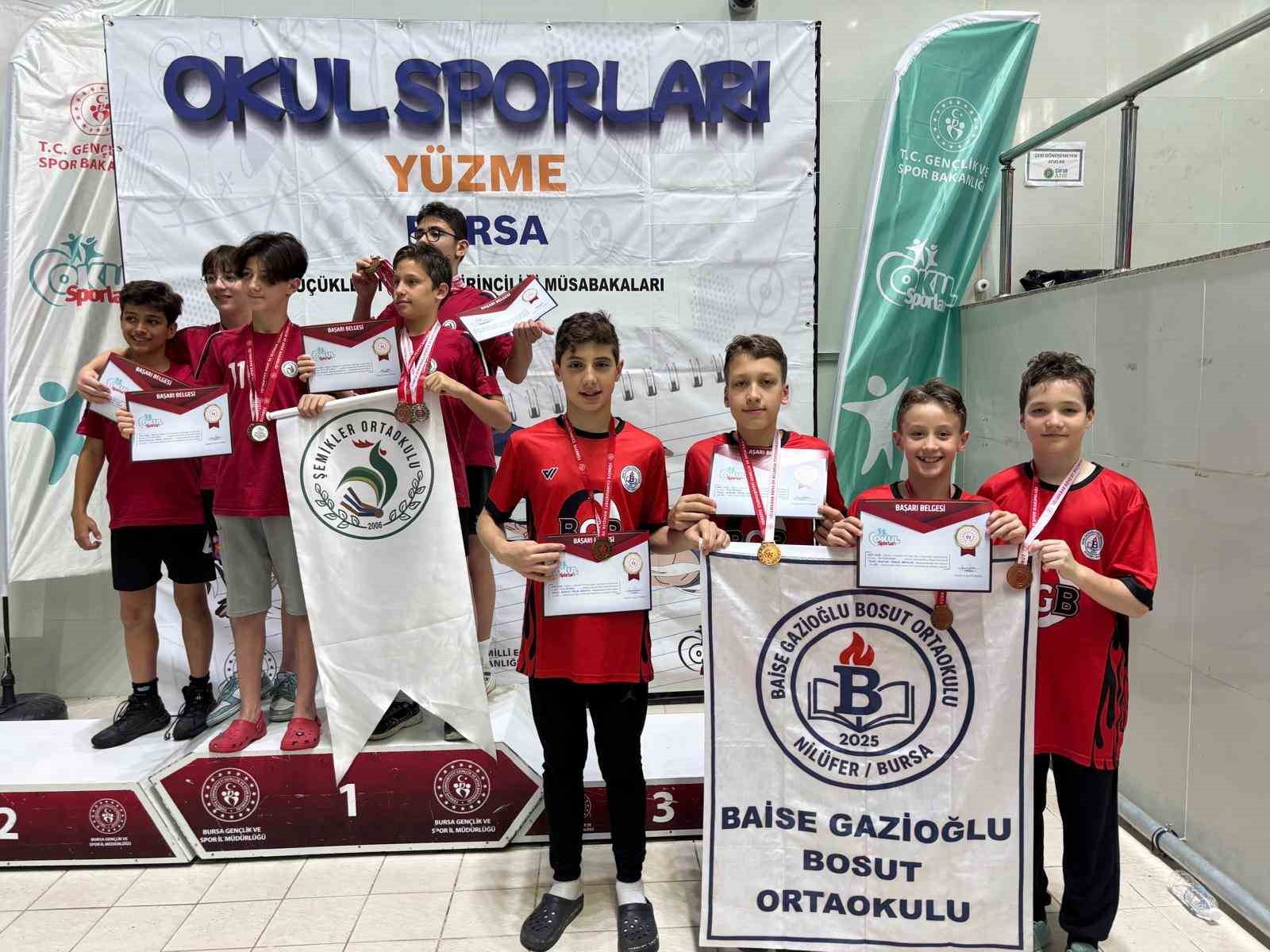 Bursa’da ortaokul öğrencilerinden Türkiye şampiyonluğu