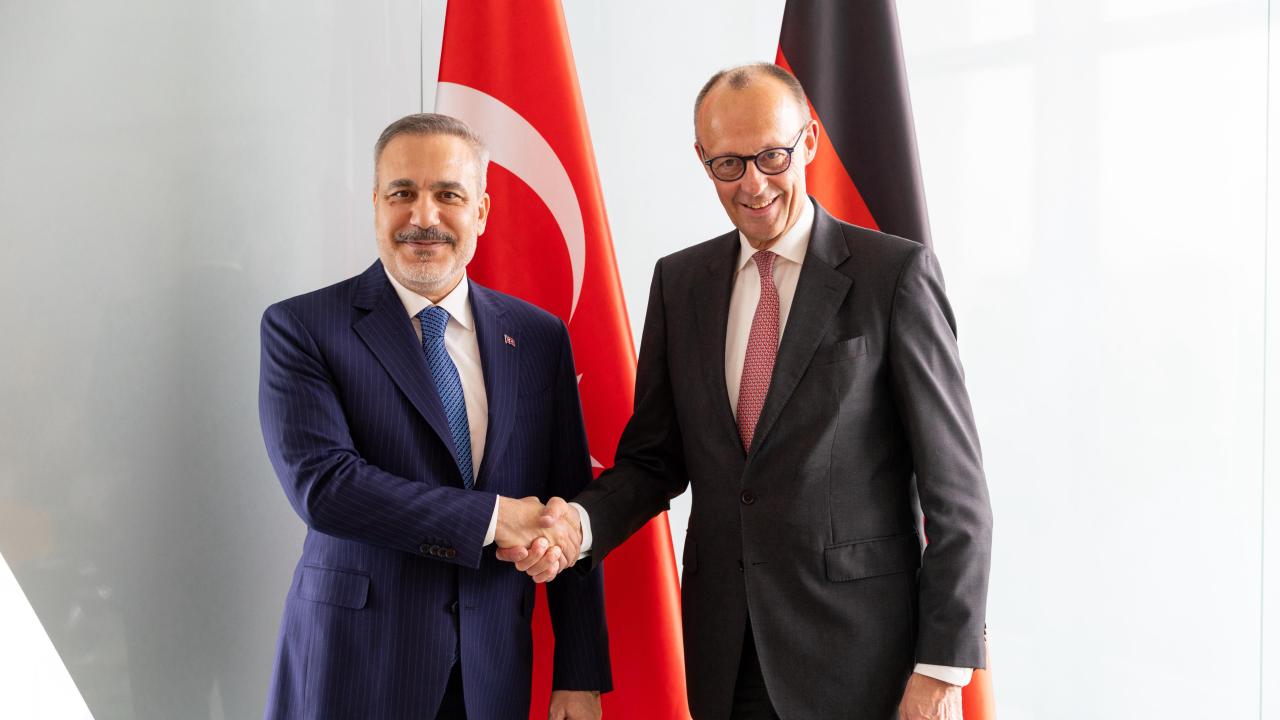 Dışişleri Bakanı Fidan, Almanya Başbakanı Merz ile görüştü