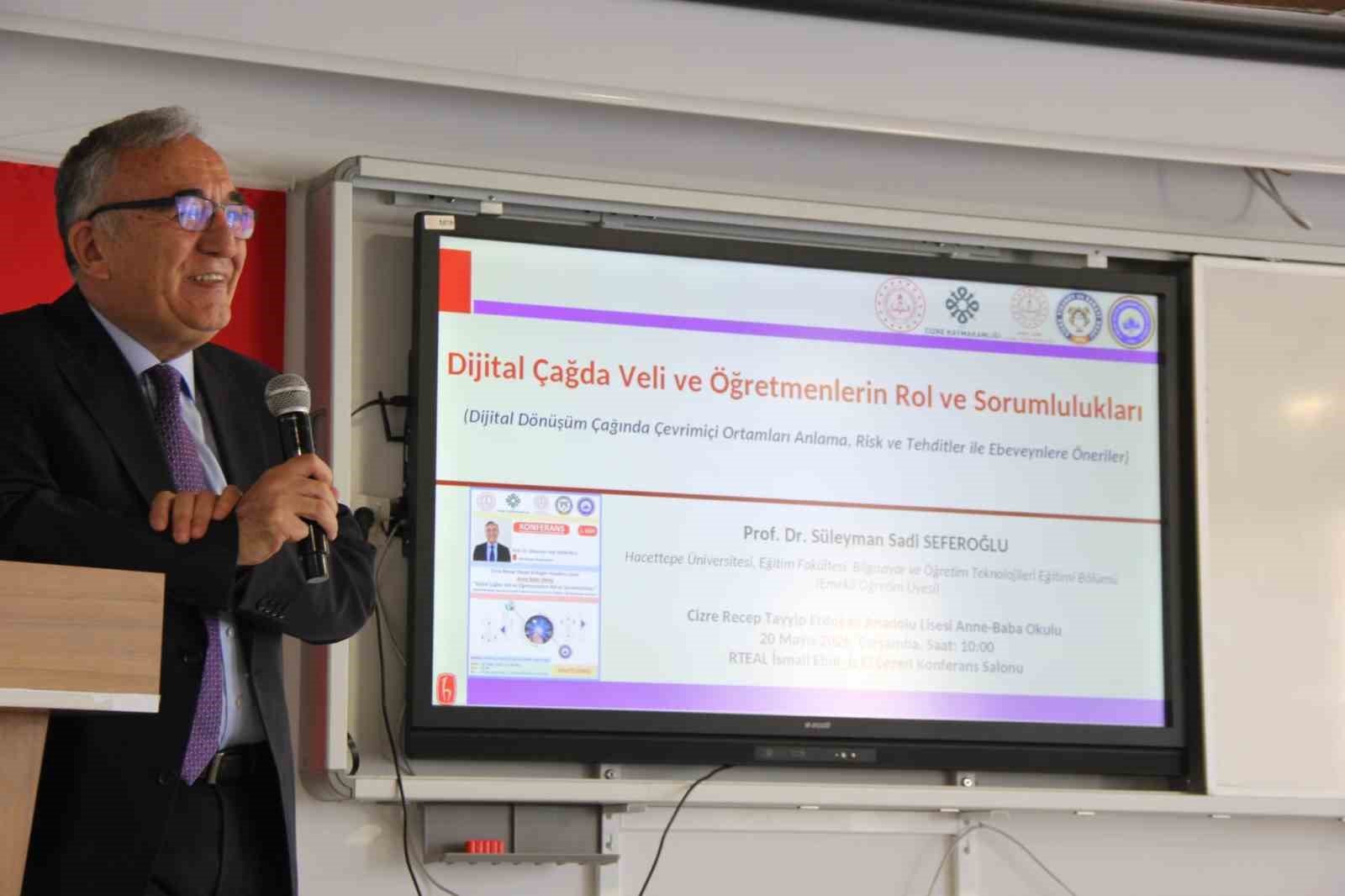 Cizre’de "Anne Baba Okulu" konferansı