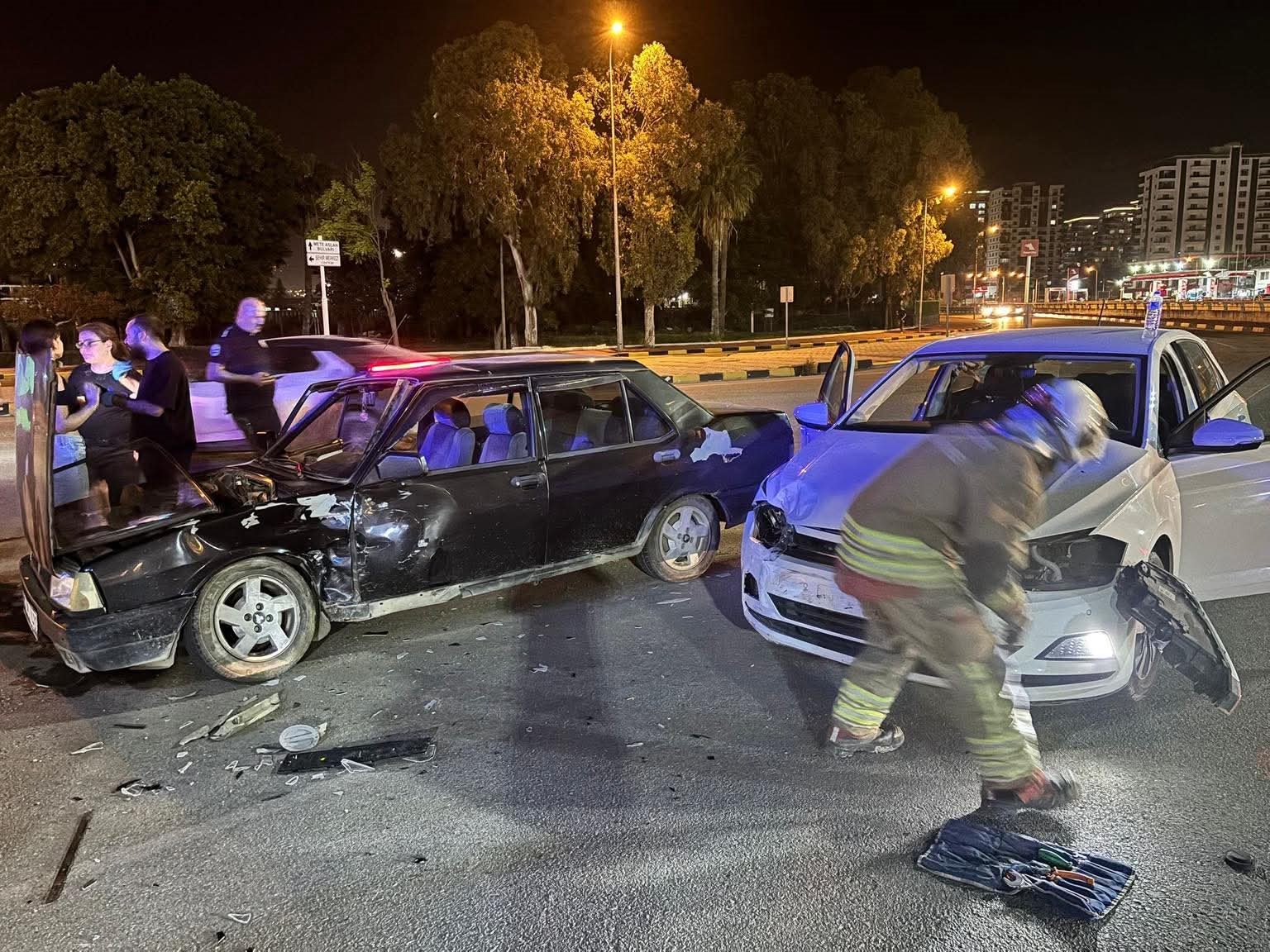 İskenderun’da trafik kazası :1 yaralı