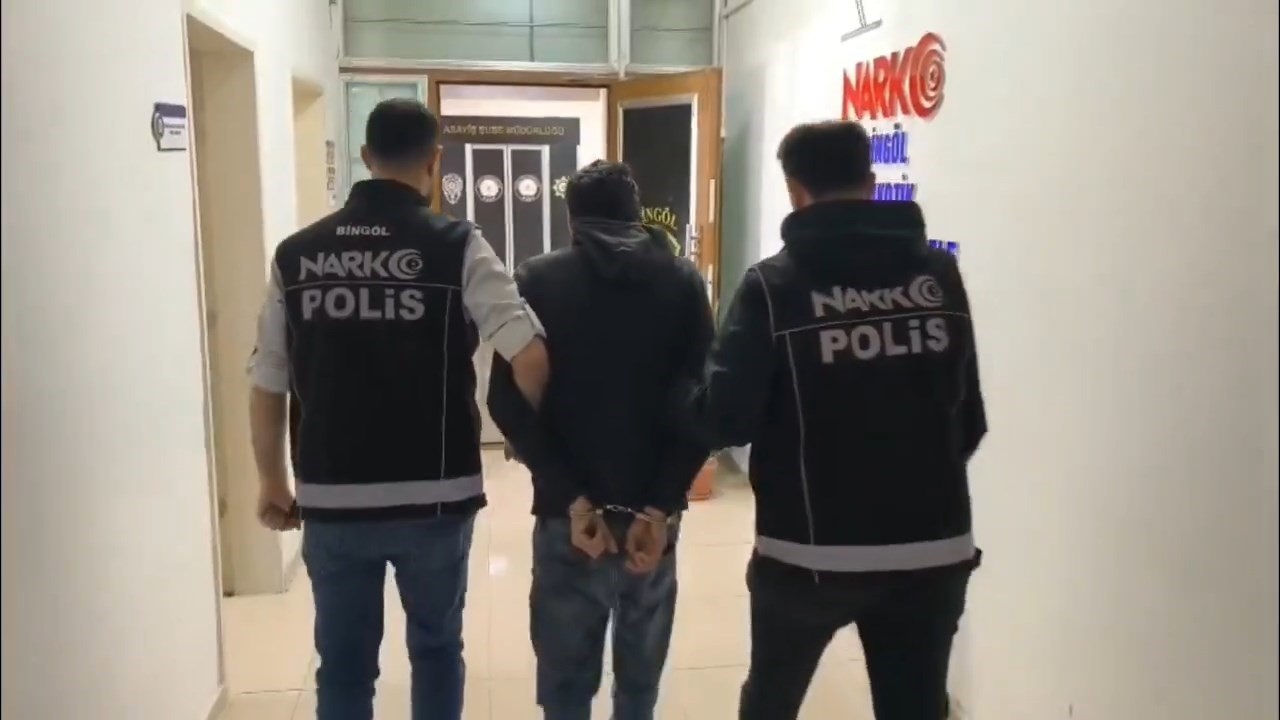Bingöl’de uyuşturucuyla mücadele: 1 tutuklama