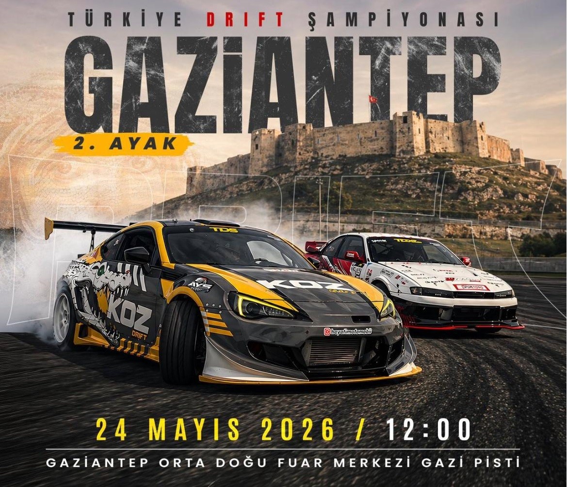 Türkiye Drift Şampiyonası ilk kez Gaziantep’te