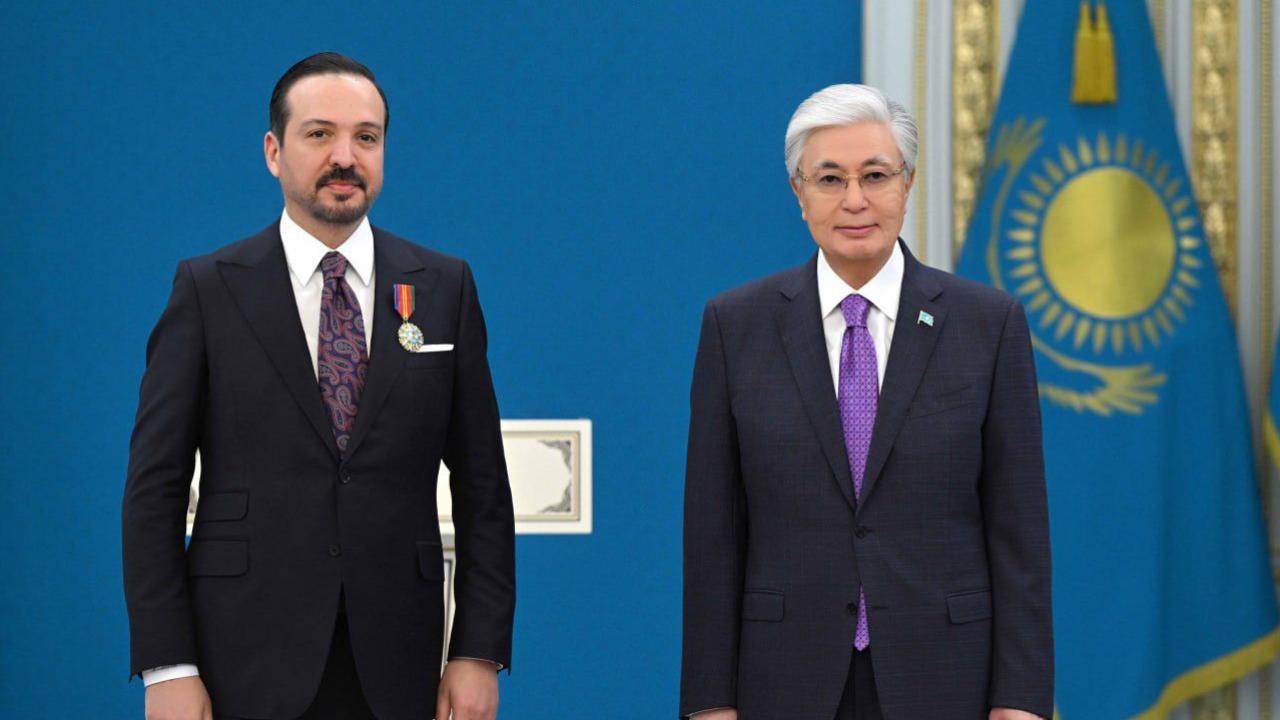 AK Parti Genel Başkan Yardımcısı Zorlu'ya Kazakistan'dan 'Dostluk' nişanı verildi