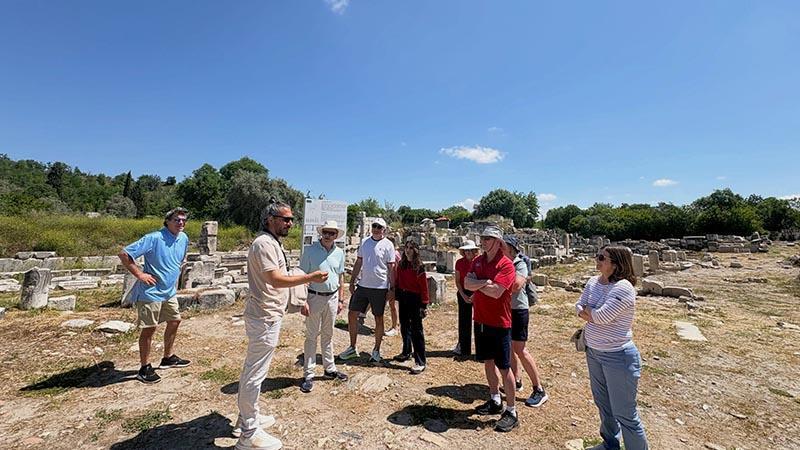 Cruise turistlerinin yeni rotası Stratonikeia oldu