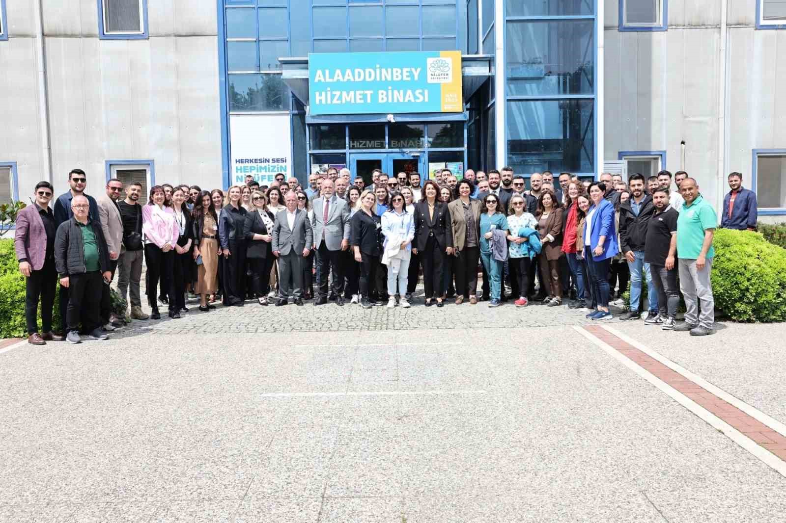 Nilüfer Belediyesi’nde geleneksel bayramlaşma