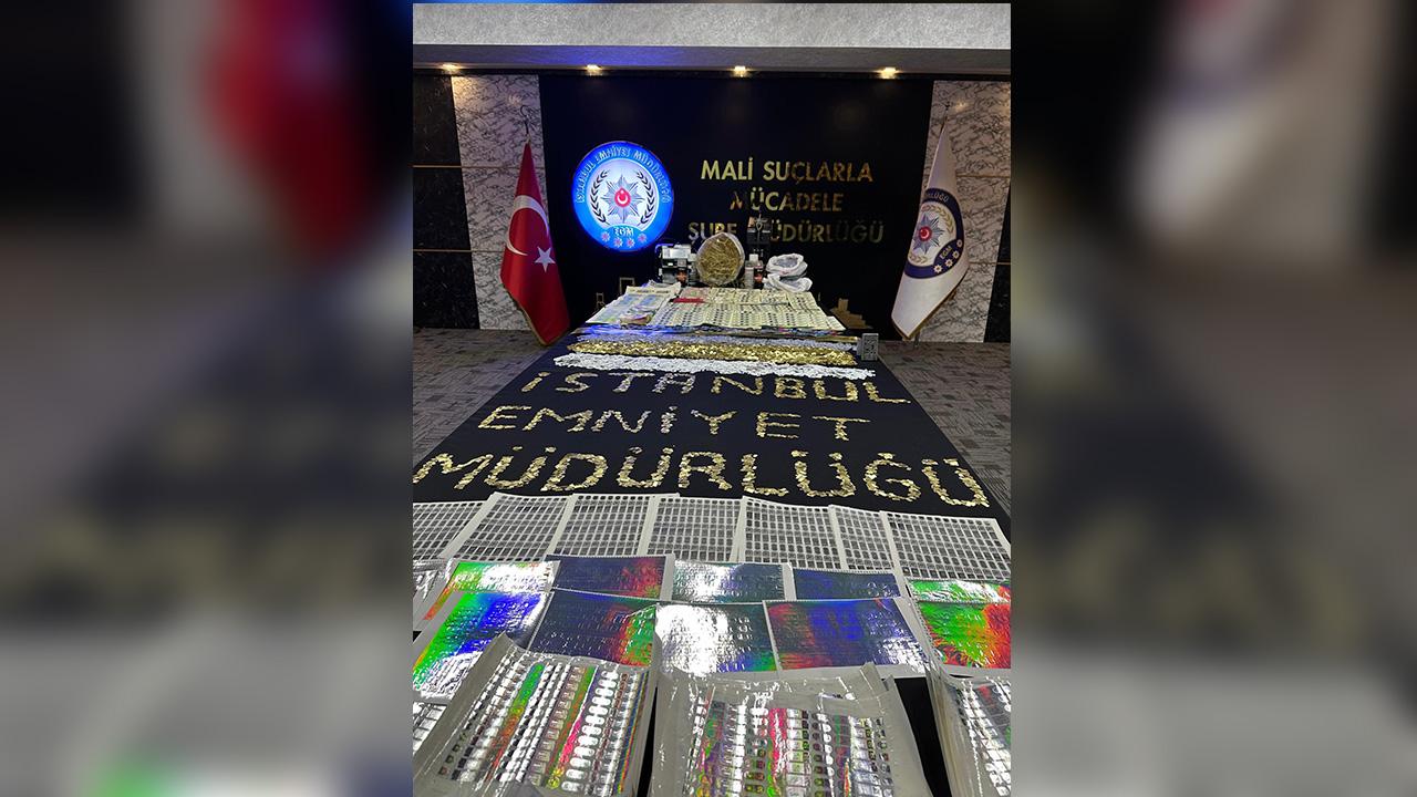 İstanbul'da sahtecilik operasyonu: Yüklü miktarda altın ve döviz ele geçirildi