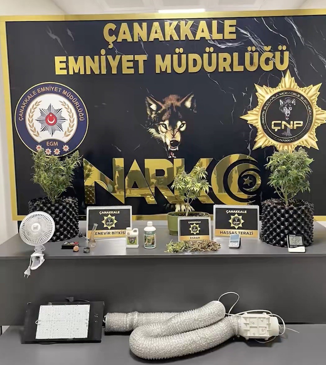 Çanakkale’de uyuşturucu operasyonu: 5 tutuklama