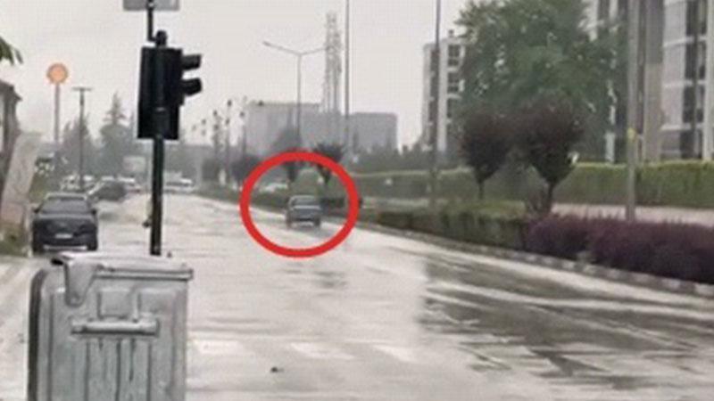 Ters yönde 3 kilometre ilerleyen sürücüye 20 bin TL ceza
