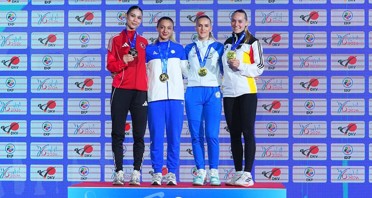 Avrupa Karate Şampiyonası'nda Zümra Rezzan İm, gümüş madalya kazandı
