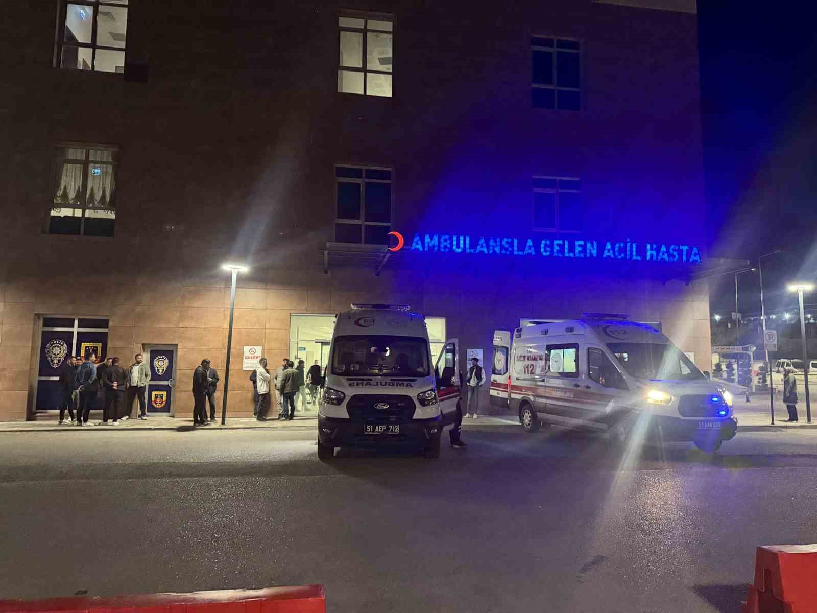 Niğde’de silahlı kavga: 1 yaralı