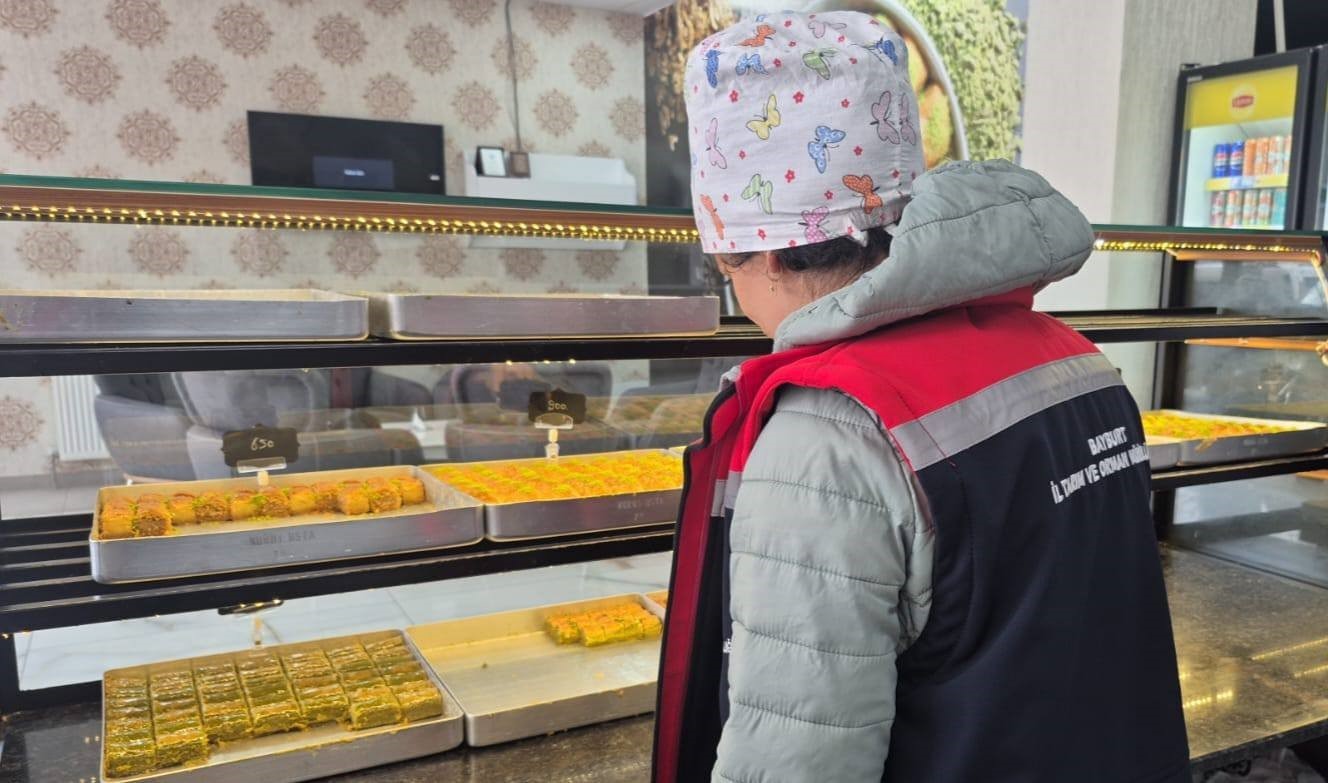 Bayburt’ta gıda işletmelerine bayram denetimi