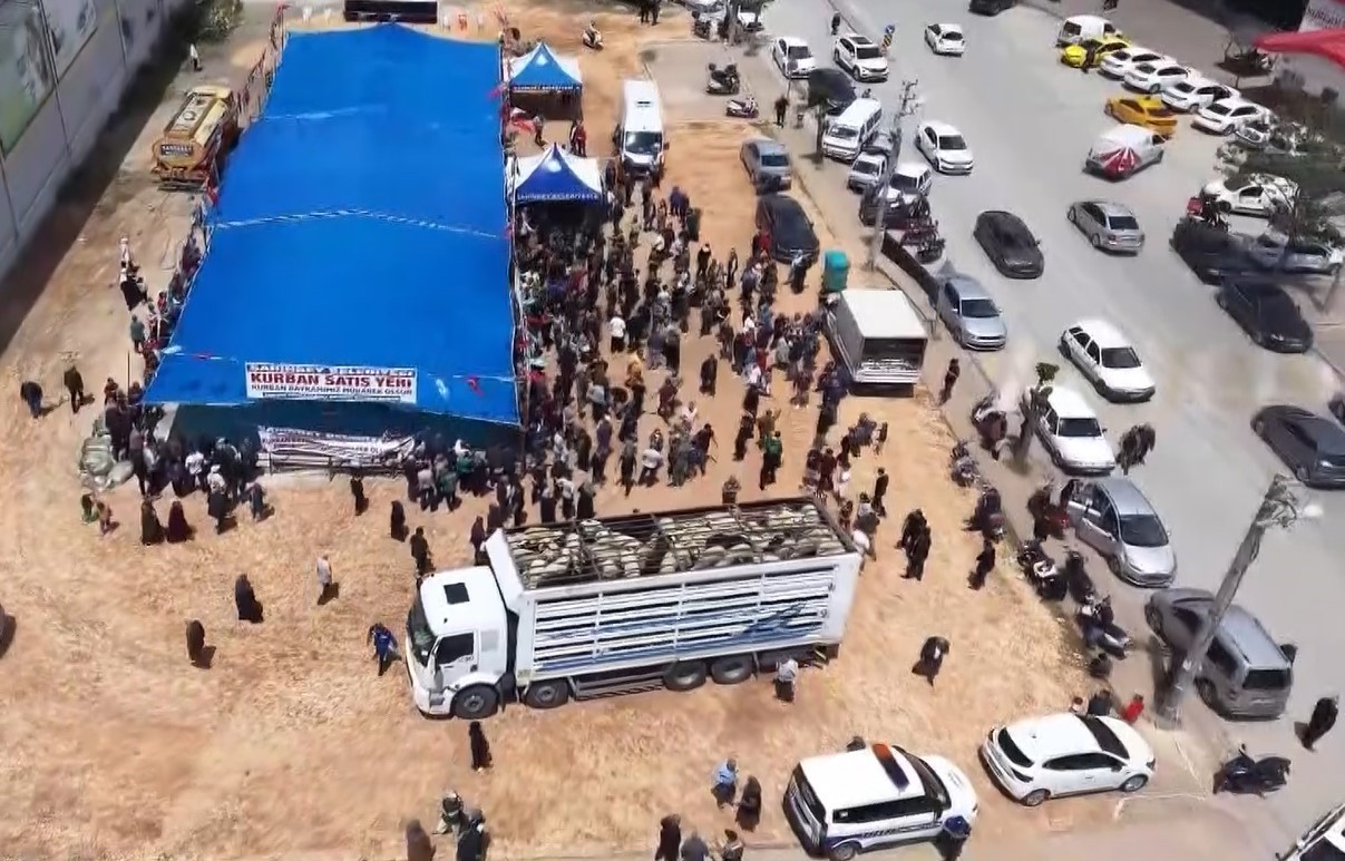 Gaziantep’te kurban pazarlarında dron destekli denetim ve sahte para uyarısı