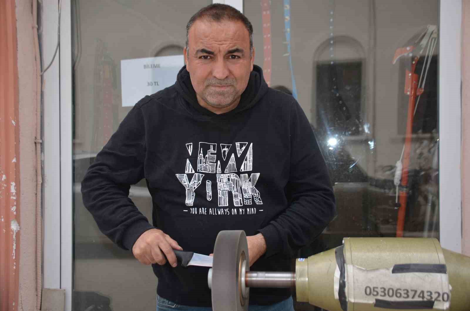 15 yıllık bıçakçının ’kurban’ mesaisi
