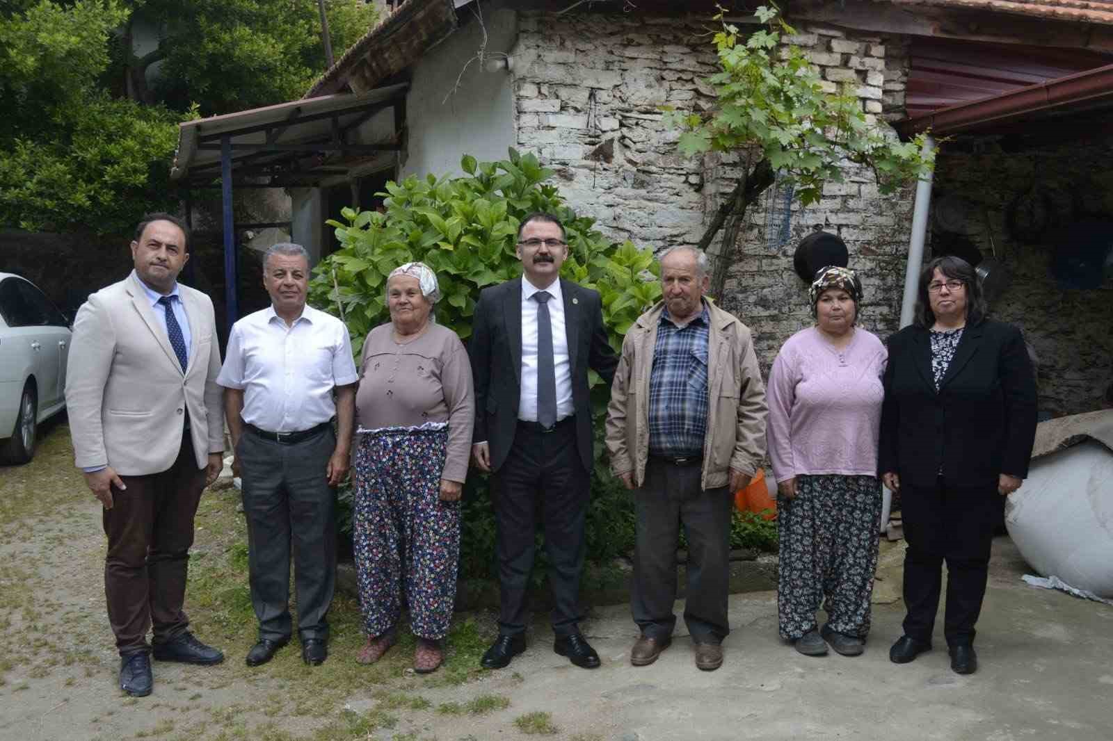 Sultanhisar protokolü şehit ailelerini unutmadı