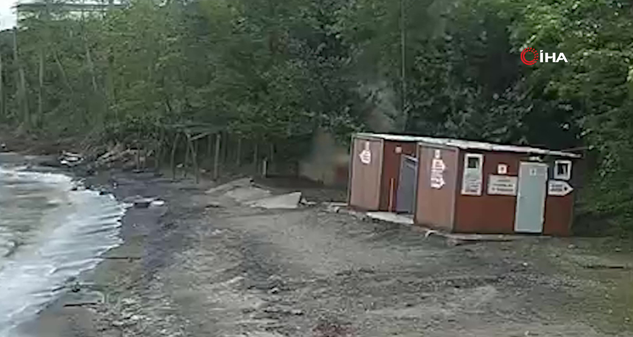 Kaza anı kamerada!
