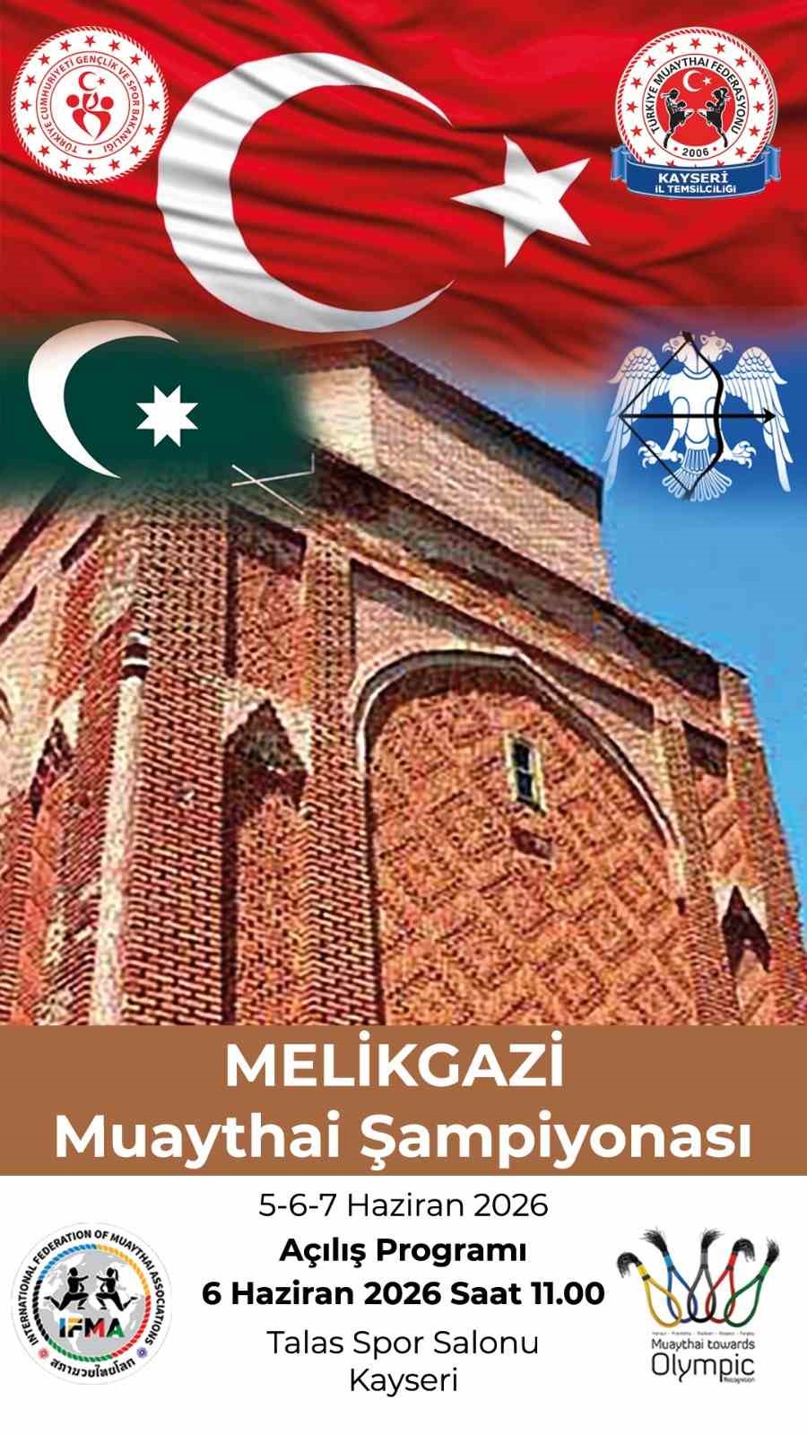 Melikgazi Muaythai Şampiyonası Kayseri’de başlıyor