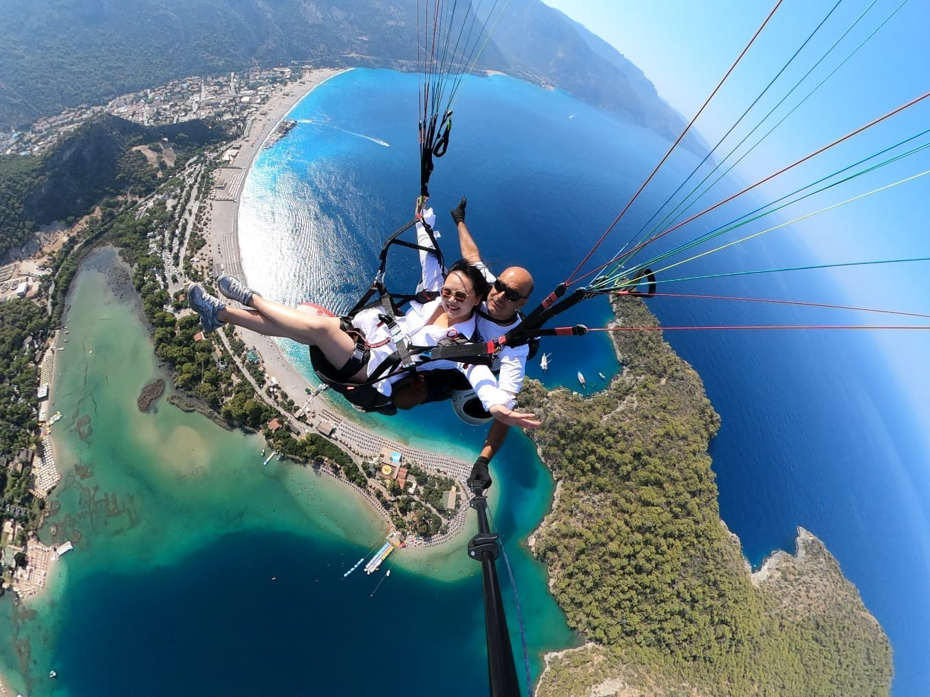 Fethiye’de 7 günde 8 bin 435 kişi yamaç paraşütü yaptı