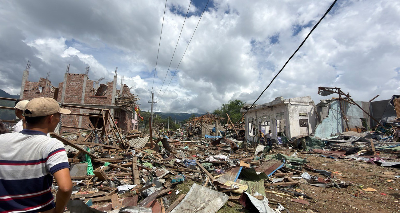 Myanmar'da patlama: 55 ölü, 70'ten fazla yaralı