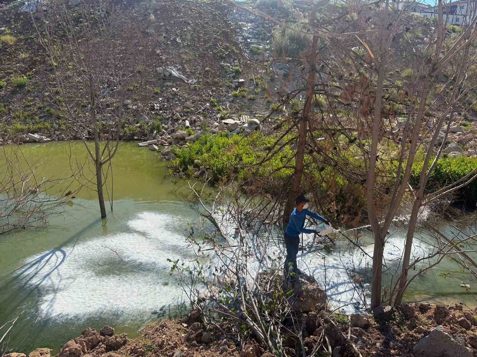 Adıyaman’da sivrisinek ve haşerelere karşı ilaçlama çalışması