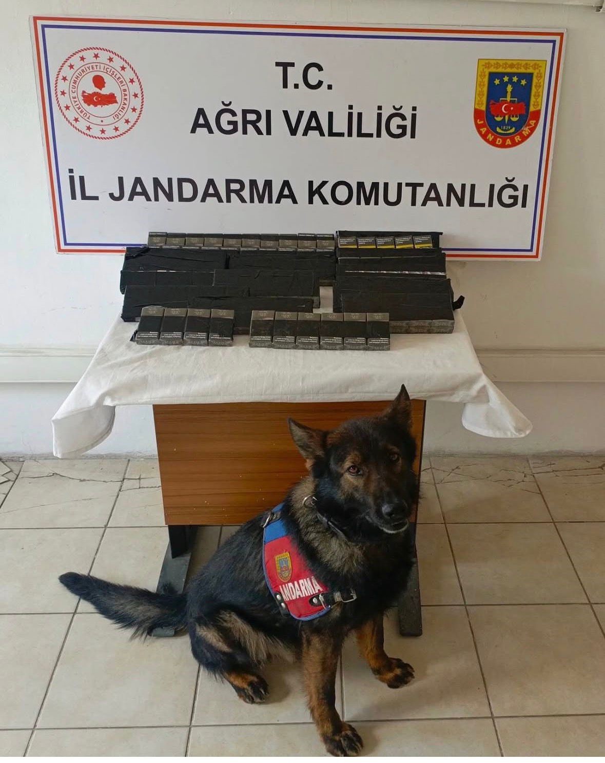 Diyadin’de 180 paket kaçak sigara yakalandı