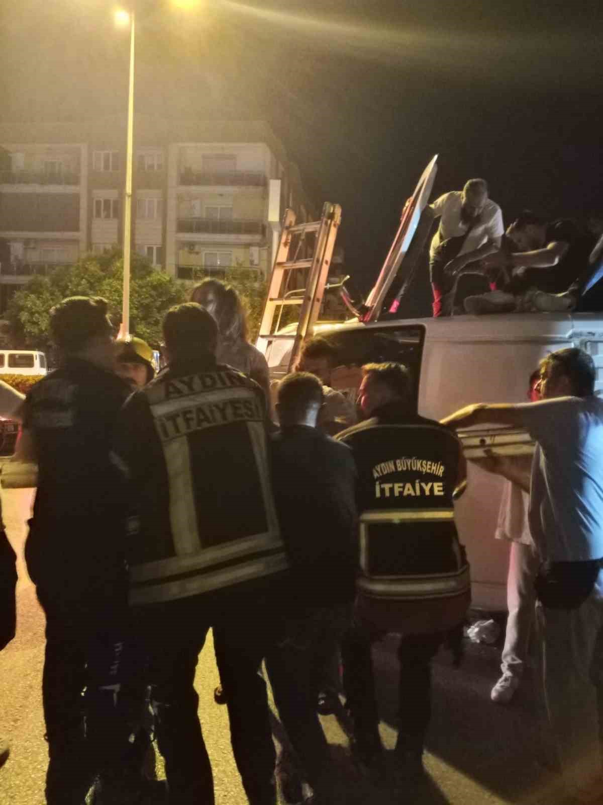 Aydın’da trafik kazası: 2 yaralı