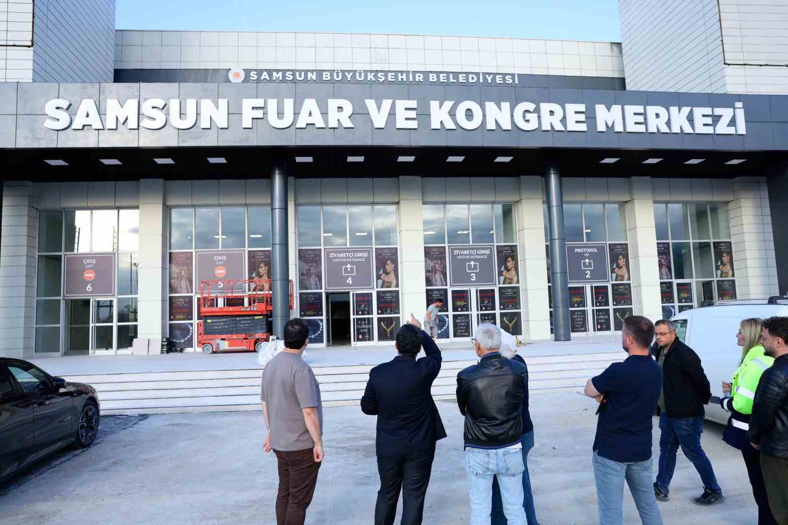 Samsun Fuar ve Kongre Merkezi açılışa hazırlanıyor: Kuyumculuk Fuarı ile kapılarını açacak