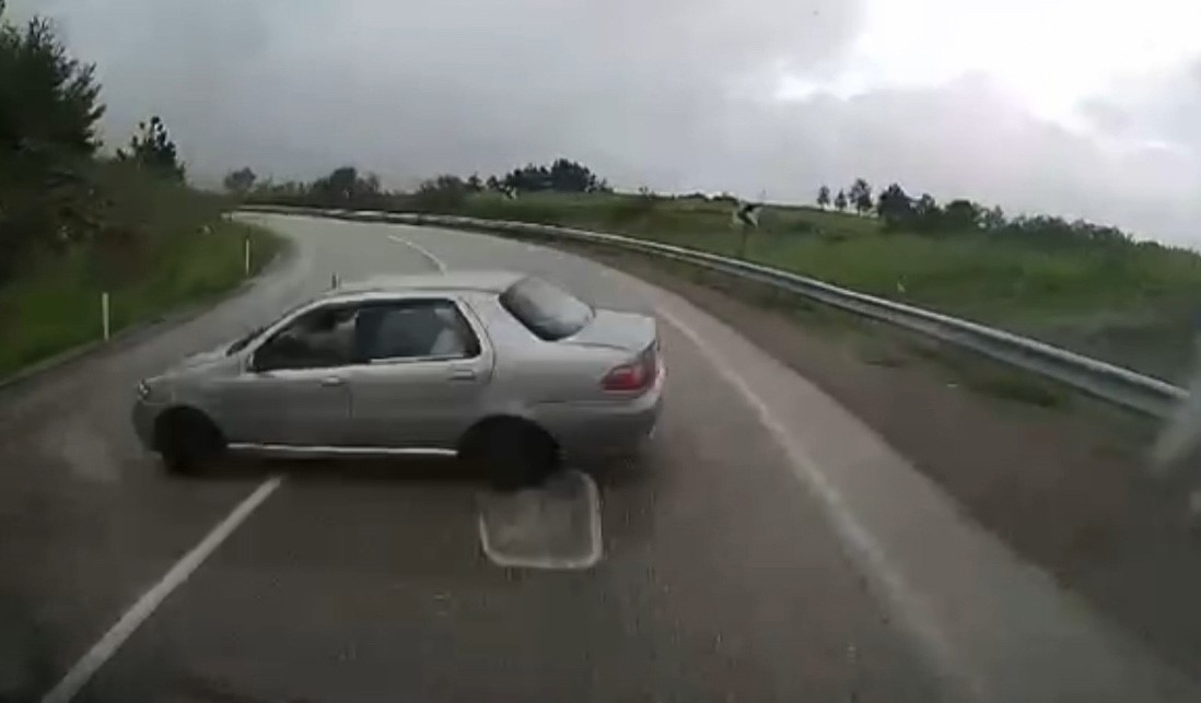 Karabük’te 6 kişinin yaralandığı kazanın görüntüsü ortaya çıktı