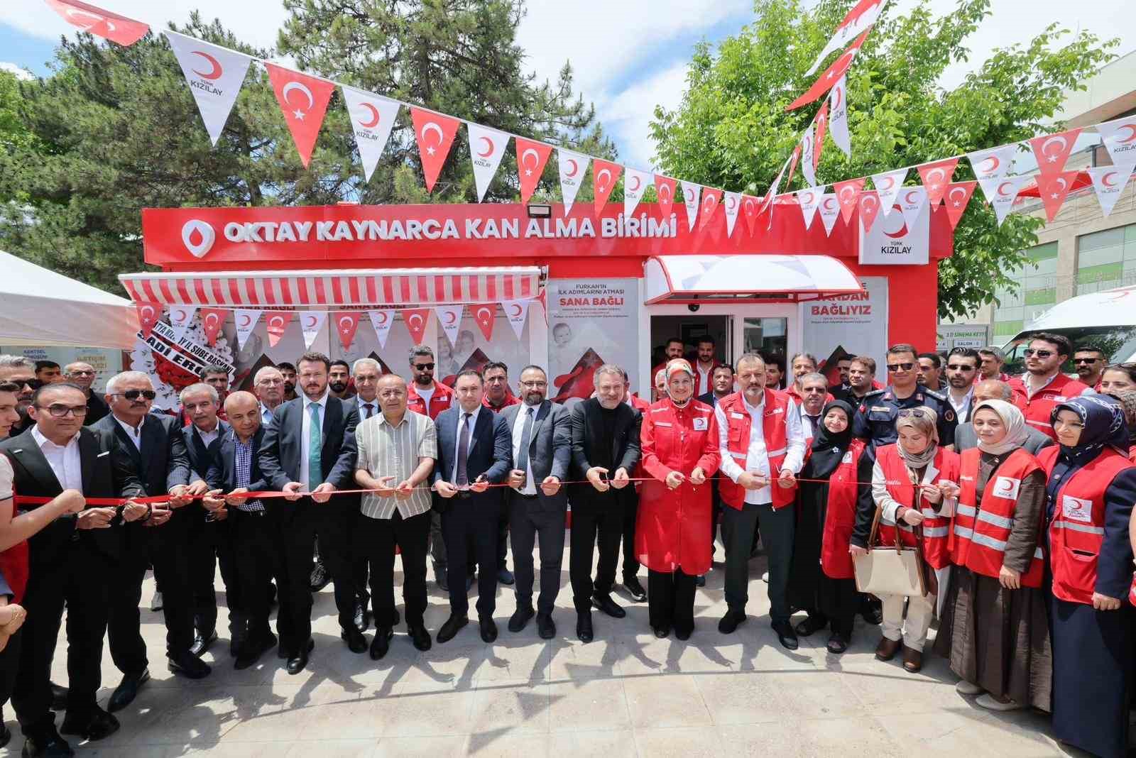Oktay Kaynarca’nın adı Malatya Kan Alma Birimi’ne verildi