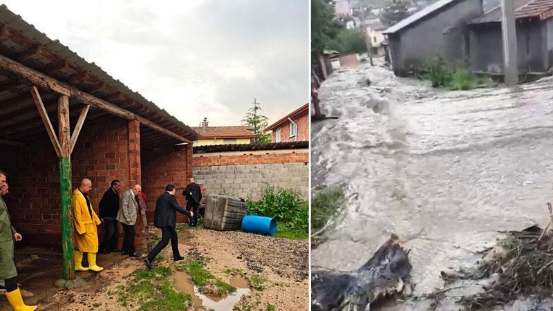 Sağanak sonrası dere taştı, bahçe ve ahırları su bastıBolu’nun Gerede ilçesinde etkili olan sağanak nedeniyle Salur köyünde deredeki taşkın nedeniyle bahçe, tarla ve ahırları su bastı.
