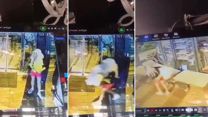 Mini etek giyip peruk takan erkek, mağazadan kilim çaldı; o anlar kamerada
