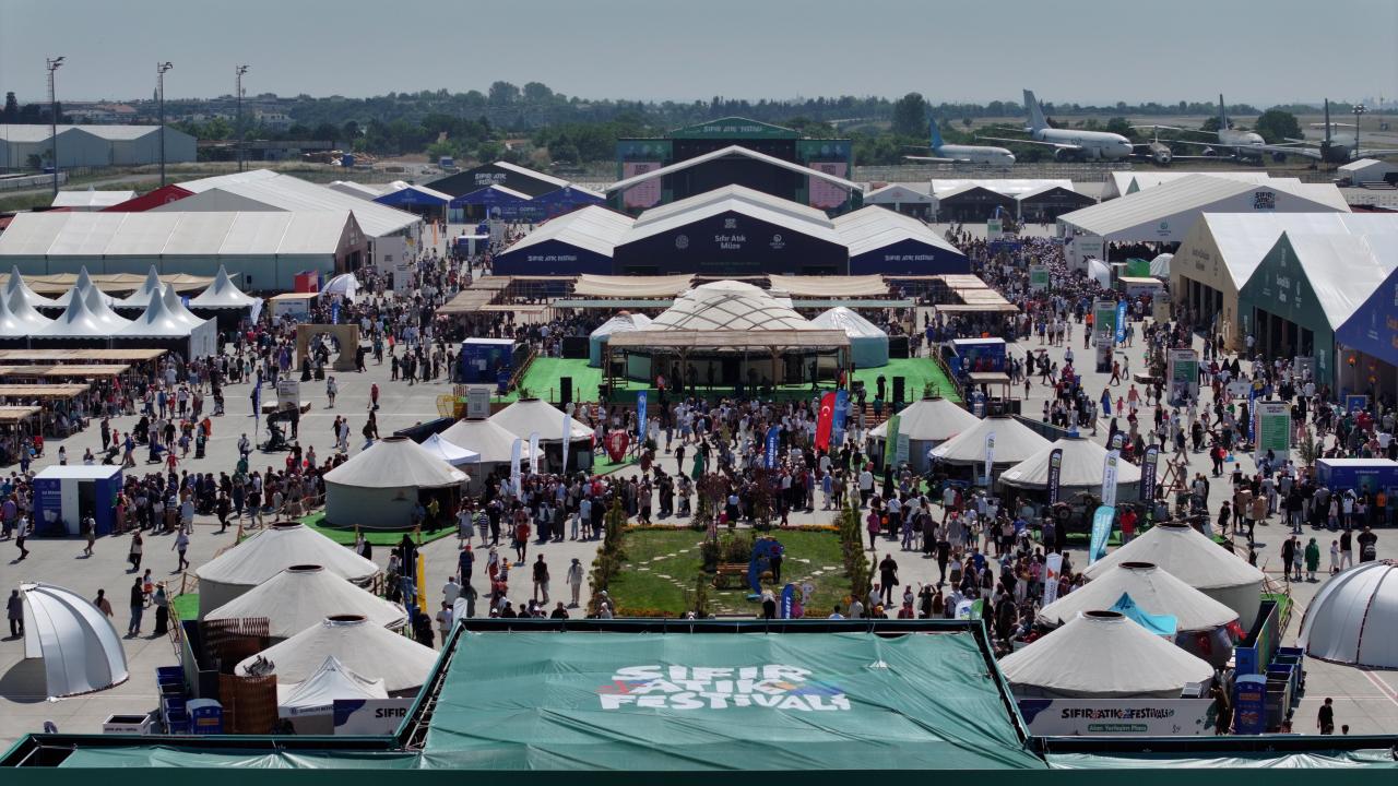 Sıfır Atık Festivali'nin enerji ihtiyacının tamamı yenilenebilir kaynaklardan karşılandı