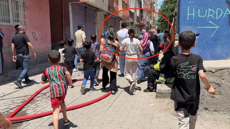 Diyarbakır'da yangın sonrası komşular arasında arbede