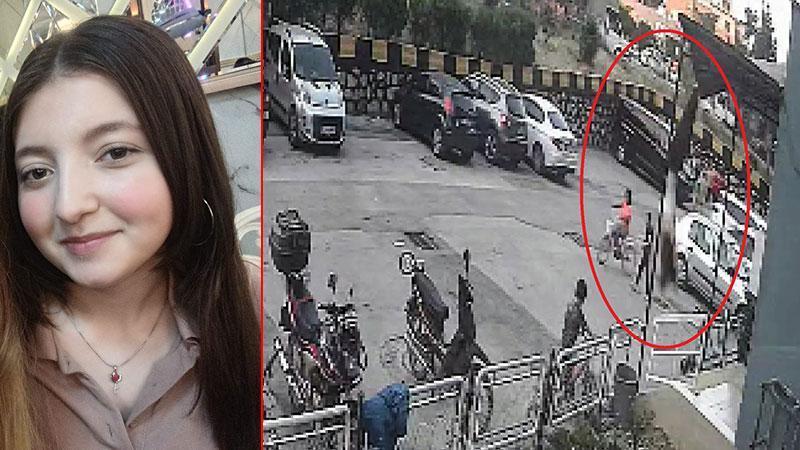 12’inci kattan düşen Ecrin, yaralı kurtuldu; o anlar kamerada